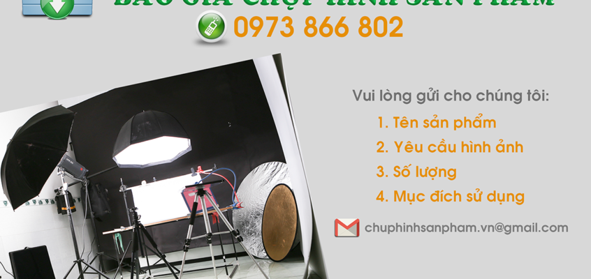 Bảng giá chụp hình sản phẩm