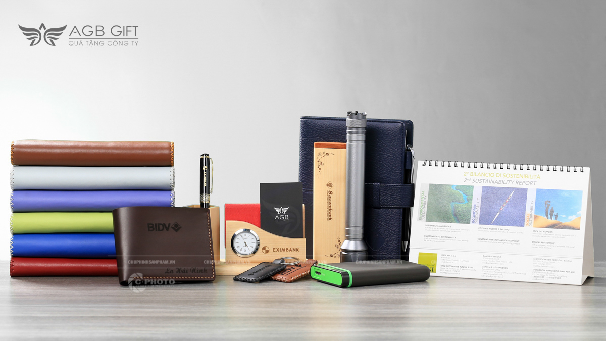 Chụp hình quà tặng công ty AGB GIFT