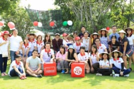 Chụp hình công ty teambuilding