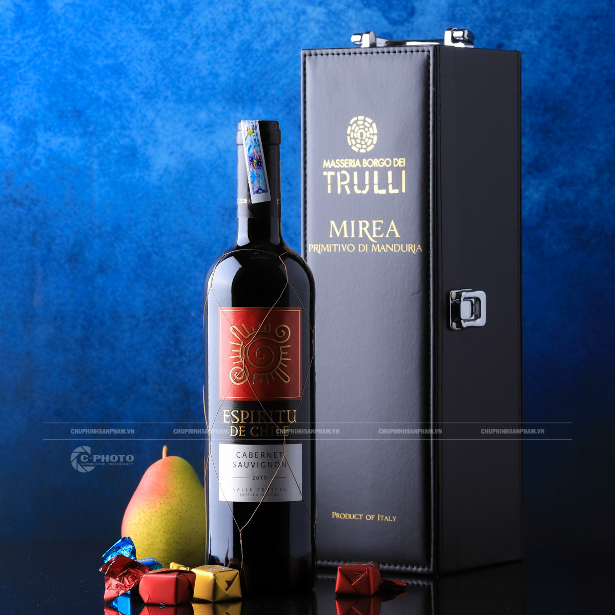 Chụp Ảnh Quảng Cáo Chai Rượu Vang - Wine Bottle Photography
